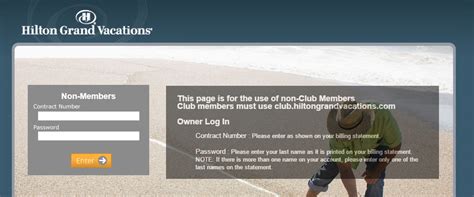 hgvc login|hilton club member log in.